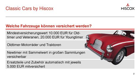 Hiscox Oldtimerversicherung Ppt Herunterladen