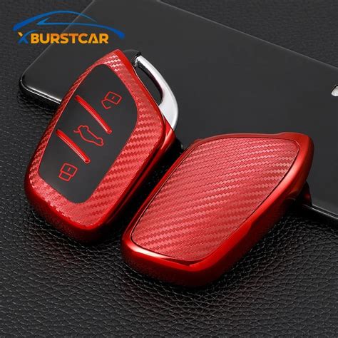 Xburstcar Funda Para Llave Inteligente De Coche Funda De Fibra De