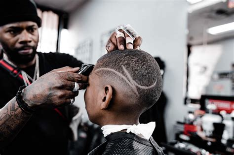 Black Barber Shop Sign