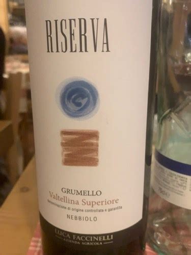 Luca Faccinelli Grumello Valtellina Superiore Nebbiolo Riserva Vivino