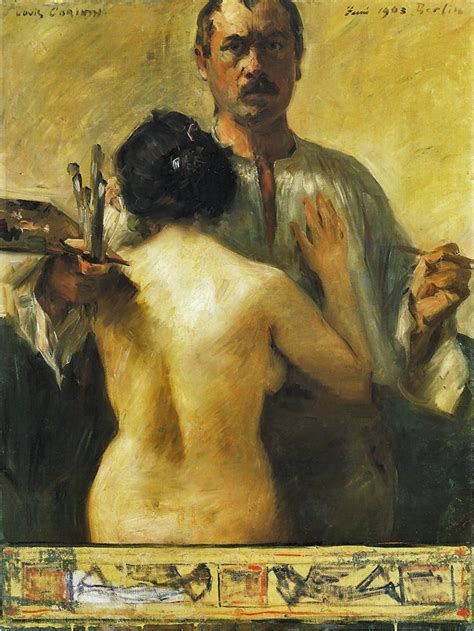 Corinth Lovis Self Portrait With Model 1 Lovis Corinth Flickr