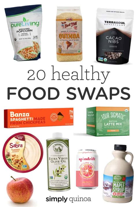 20 Healthy Food Swaps For All Your Favorites Simply Quinoa