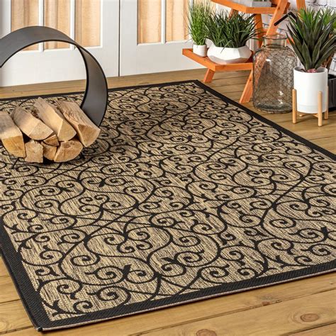 8 X 10 - Floral - Outdoor Rugs - Rugs - The Home Depot