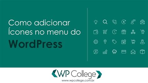 Como adicionar ícones no menu WordPress YouTube