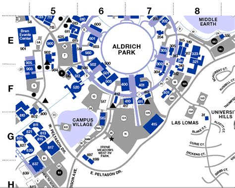 Irvine High School Campus Map