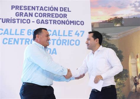 Presentan El Gobernador Mauricio Vila Dosal Y El Alcalde Renán Barrera