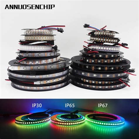 Tira de luces LED RGB con doble señal luz direccionable