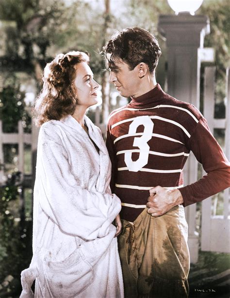 James Stewart / Donna Reed / It's a Wonderful Life / 1946 / Colorized : pics