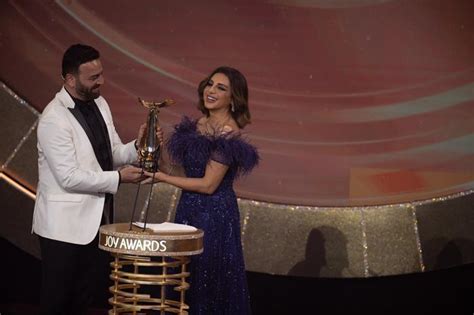 أول تعليق من أنغام عقب حصولها على جائزة بحفل Joy Awards الوكيل الاخباري