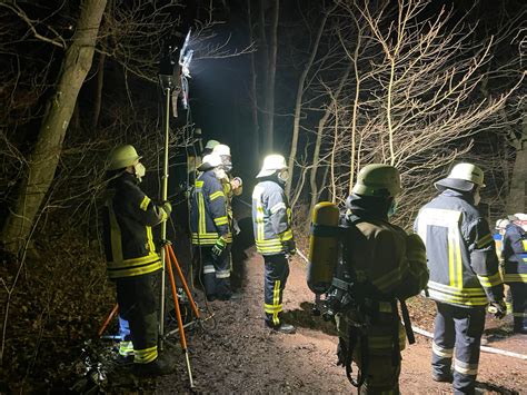 Brand einer Gartenhütte Am Bocksberg Feuerwehr Ansbach