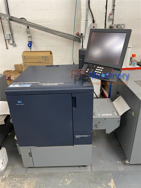 Konica Minolta Bizhub Press C Cf Digital Label Printing Machine