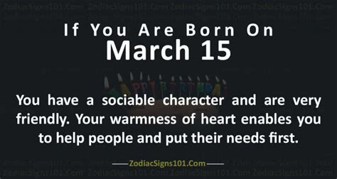 March 15 Zodiac Is Pisces, Birthdays And Horoscope - ZodiacSigns101