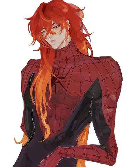 Дилюк человек паук | Anime guys, Handsome anime guys, Spiderman
