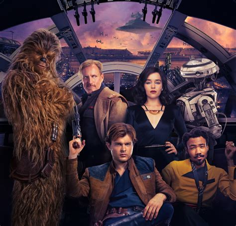 Chewbacca Donald Glover Lando Calrissian Han Solo Emilia Clarke