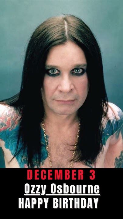 Happy Birthday Ozzy Osbourne Youtube