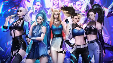 Kda All Out Makeup Ahri Seraphine Akali Kaisa Evelynn Lol