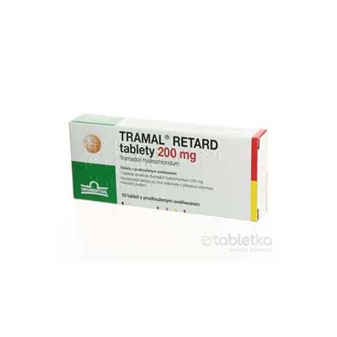 TRAMAL Retard Tablety 200 Mg Etabletka