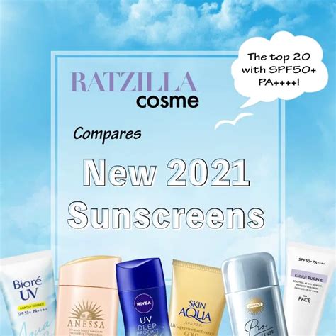 Guide To The New Japanese Sunscreen Releases Of 2021 RatzillaCosme