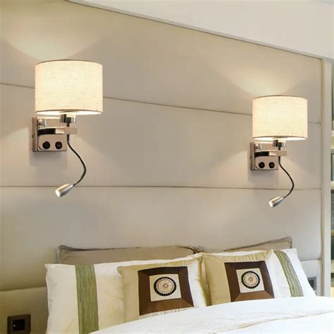 Indoor Lights Zhongshan Hotel Bed Light Bedside Wall Lamp Hotel Room ...