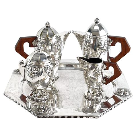 Art Deco Coffee And Tea Set At 1stdibs Art Deco Tea Sets For Sale