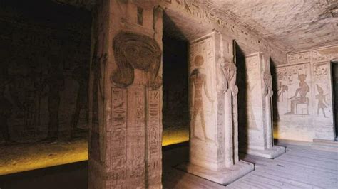 Interior Statues Of Abu Simbel Temple In Egypt 23165849 Stock Video At