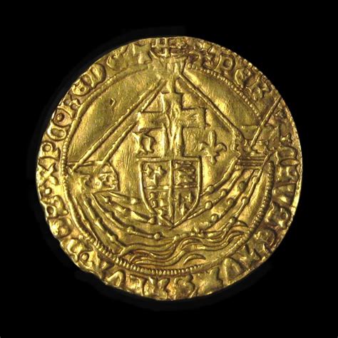 Henry Vi Restored Oct1470 Apr1471 Gold Angel Amr Coins