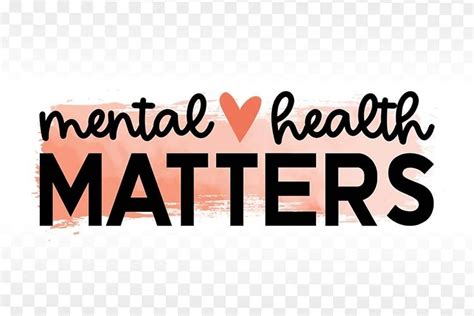 Mental Health Matters Heart Watercolor Png Sublimation