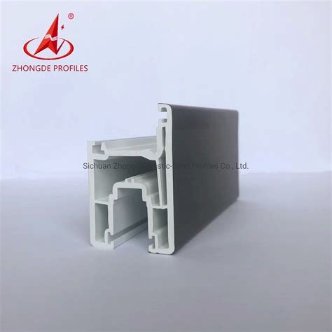 Zhongde UPVC PVC Extrusion Plastic Profiles With Casement Sliding