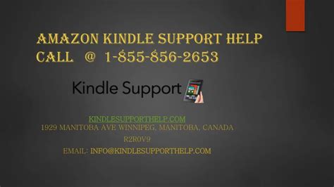 Ppt Amazon Kindle Support Help Call 1 855 856 2653 Powerpoint