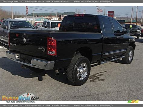 2006 Dodge Ram 2500 Laramie Quad Cab 4x4 Black Medium Slate Gray