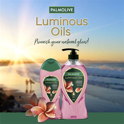 Palmolive Body Wash Shower Gel Luminous Oils Frangipani Coco 750ml