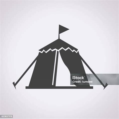 텐트 아이콘크기 관광에 대한 스톡 벡터 아트 및 기타 이미지 관광 관광객 벡터 Istock