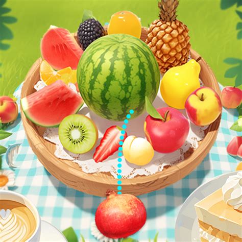 Fruit Cascade Merge Game Qooapp