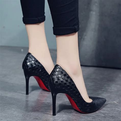 Europe Sexy Women Shoes Red Bottom High Heels Pumps Springautumn 2019