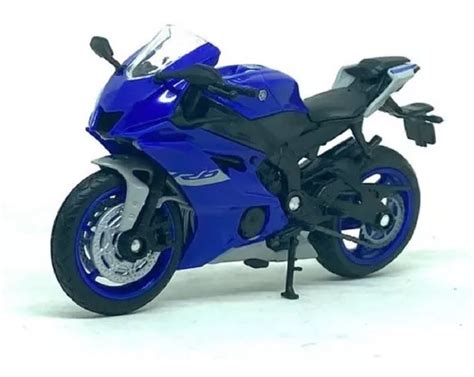 Miniatura Moto Yamaha Yzf R6 California Cicle Welly Toys Cuotas Sin