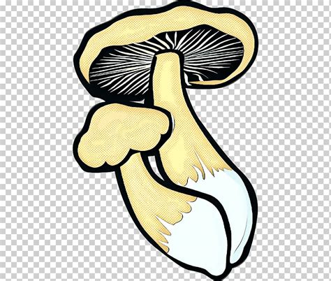 Retro Pop Art Vintage Mushroom Edible Mushroom Drawing Common