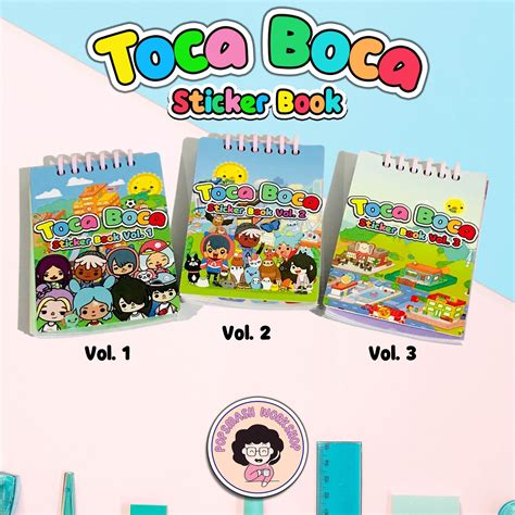 Toca Boca Toca Life Sticker Book Containing 20 Sticker Sheets Lazada Ph