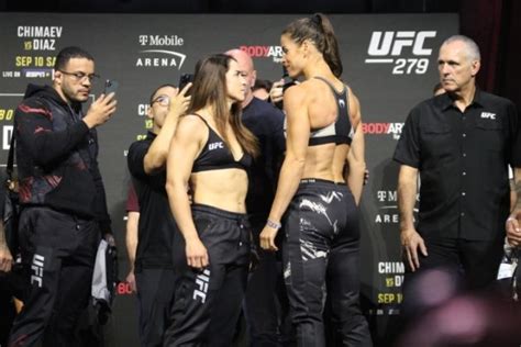 UFC 279 Norma Dumont Gives Boxer Danyelle Wolf Rude Welcome To Octagon