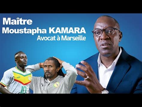 Le C L Bre Avocat De Footballeurs Maitre Moustapha Kamara Se D Voile