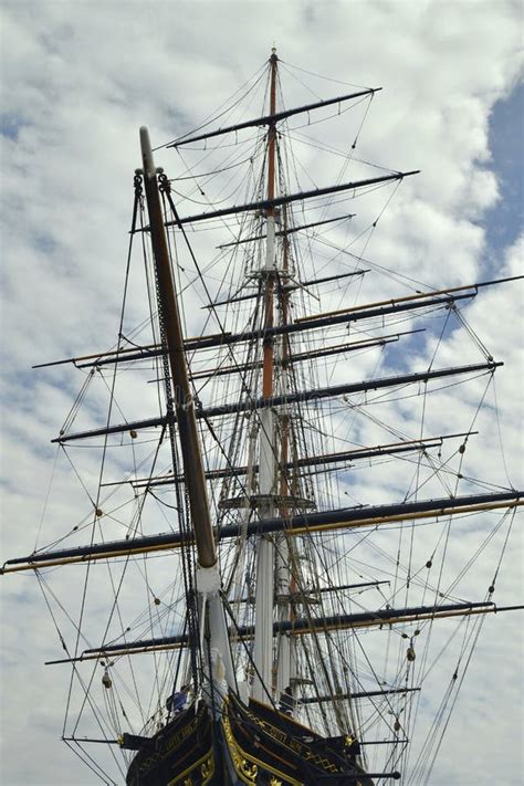 Cutty Sark The Historical Tea Clipper Ship In Greenwich London Uk