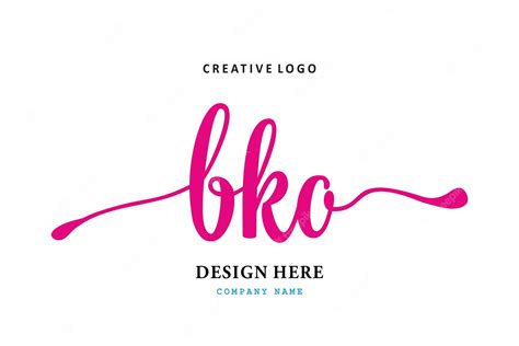 Premium Vector | Bko lettering logo is simple easy to understand and ...