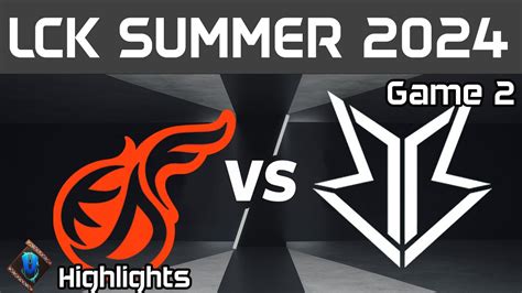 Kdf Vs Bro Highlights Game 2 Lck Summer 2024 Kwangdong Freecs Vs Ok