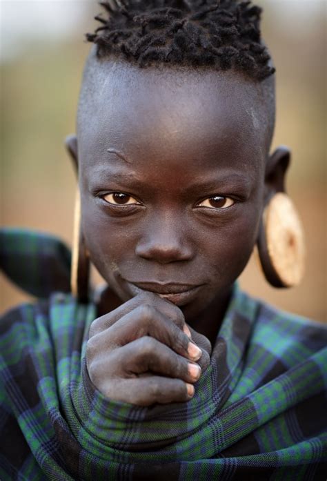 Ethiopian Tribes Beautiful Mursi Girl Dietmar Temps Photography