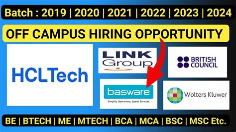 Hcl Tech Recruitment Off Campus Drive For Batch Off