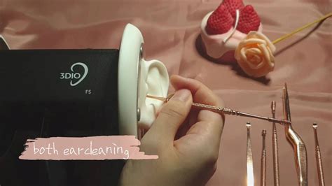 Asmr 양쪽 동시 쇠귀이개 귀청소 🎀🎀 Both Ear Cleaning Asmr Stainless Steel Ear