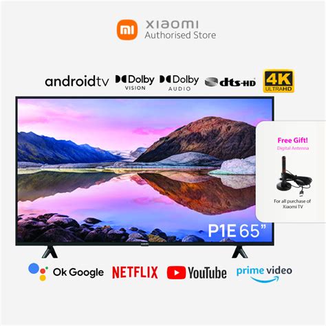 Xiaomi Inch P E Smart Android Tv With Netflix Google Playstore Built