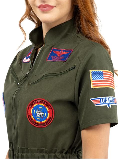 Disfraz Aviadora Top Gun Para Mujer Entrega H Funidelia