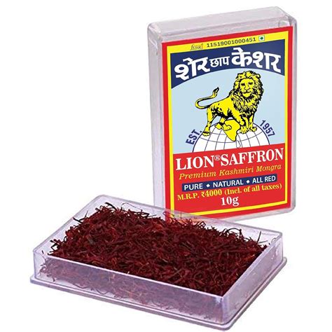 Lion Brand Saffron G Original Mongra Kashmiri Saffron Kesar A