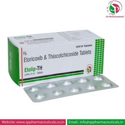 Etoricoxib And Thiocolchicoside Tablets At Rs Box Manimajra Id