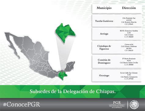 FGR México on Twitter Conoce la ubicación de la Subsede de la